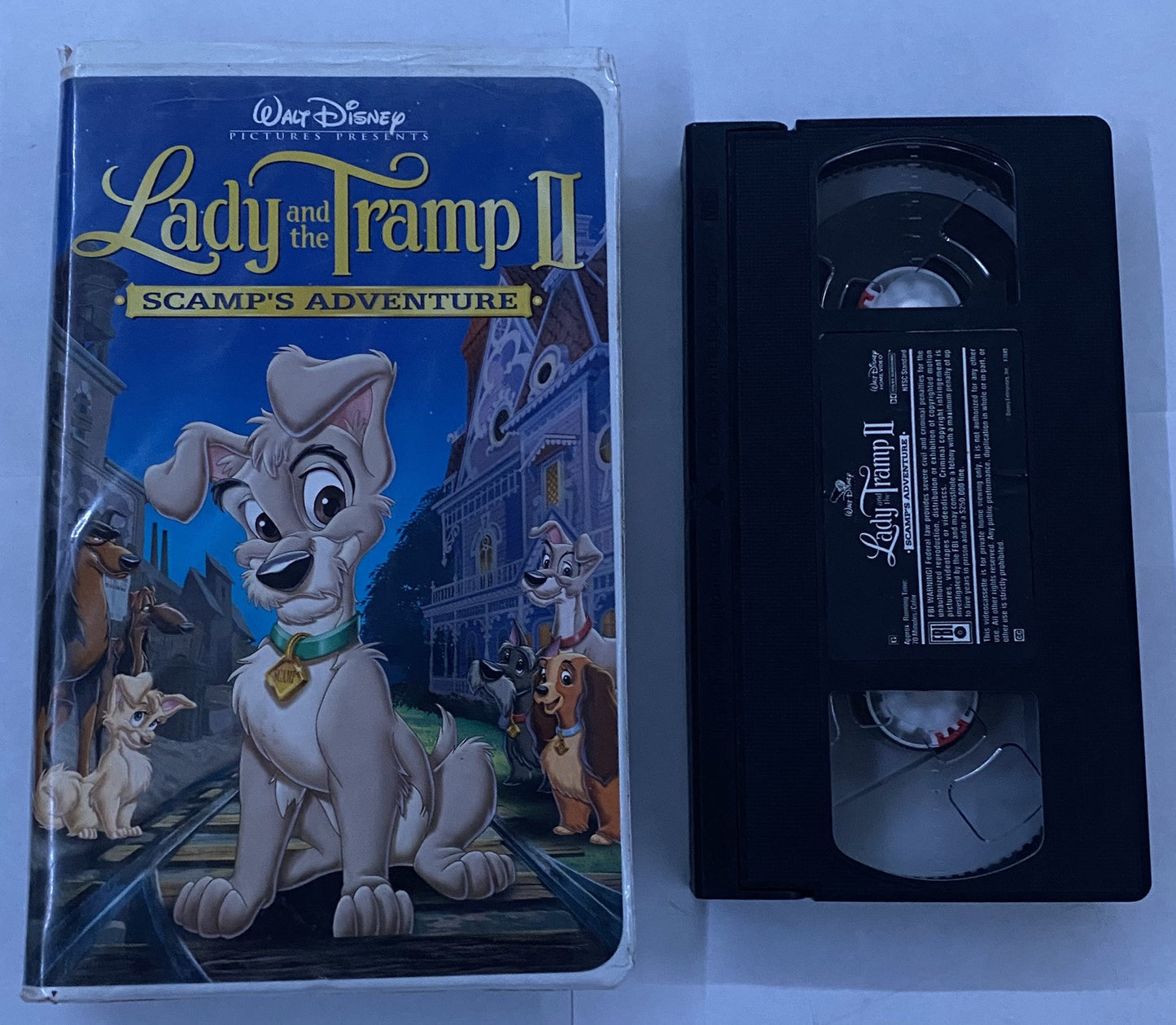 Lady and the Tramp II: Scamps Adventure (VHS, 2001)