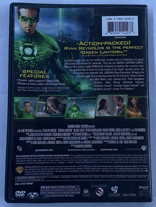 Green Lantern (DVD, 2011)