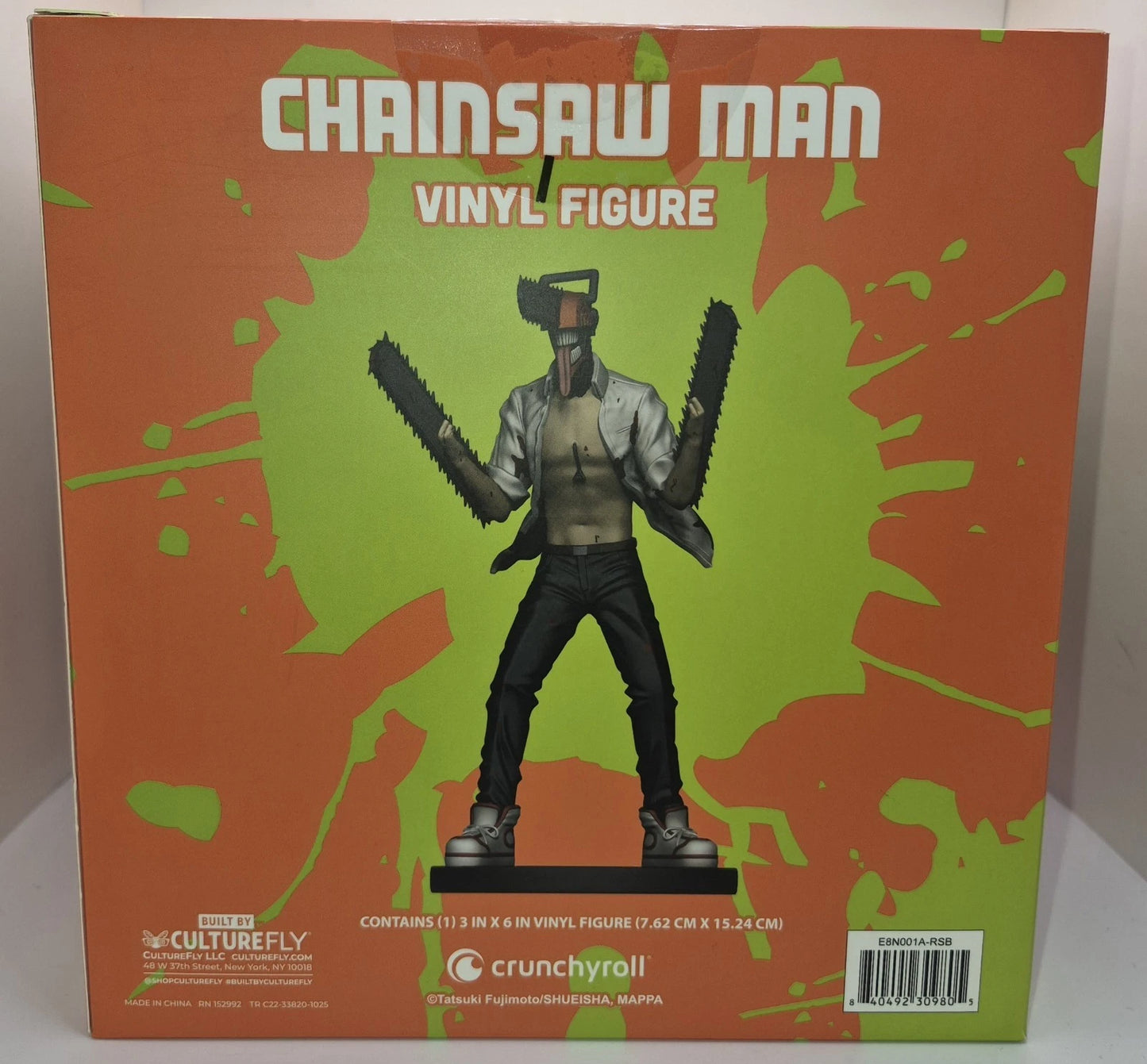 CultureFly Chainsaw Man Denji Vinyl Figure 6in Crunchyroll Anime New Sealed