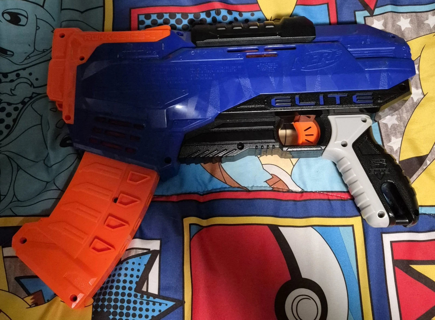NERF N-Strike Elite Rukkus ICS-8 Dart Gun Blaster/Missing Darts