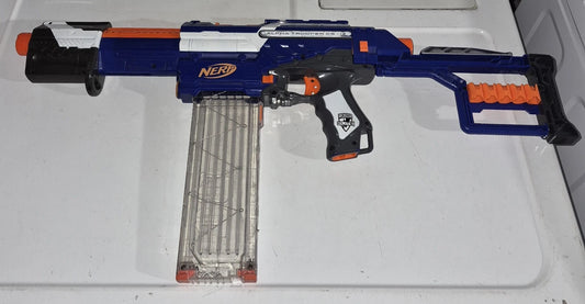 Nerf Gun Elite - Alpha Trooper Clip system 12 Nerf Blaster By Hasbro