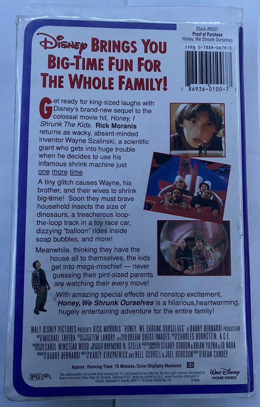 Honey, We Shrunk Ourselves (VHS, 1997)