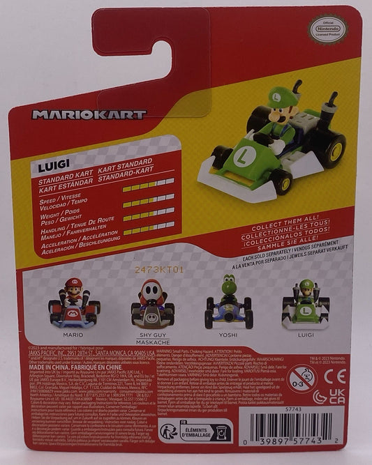 Jakks Pacific Luigi Kart Super Mario Kart Figure