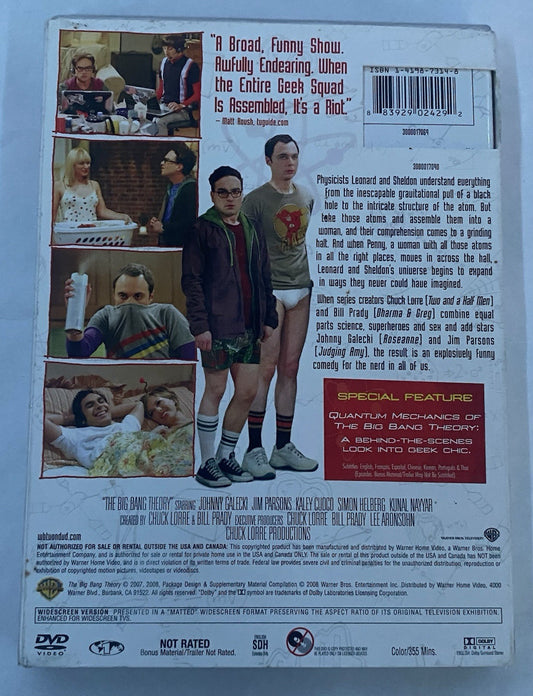 The Big Bang Theory: the Complete First Season (DVD, 2007)