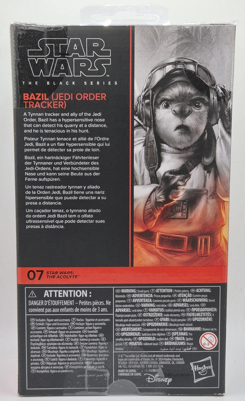 Figure Action Star Wars Black Series Bazil Jedi Order Tracker 6" 2024 Hasbro New
