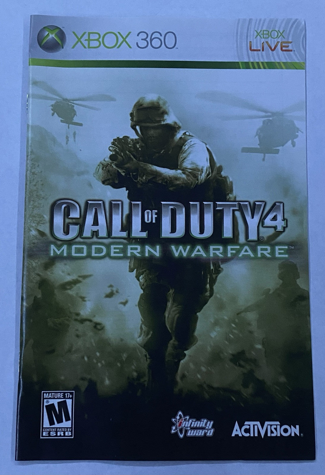 Call of Duty 4: Modern Warfare (Microsoft Xbox 360, 2007)