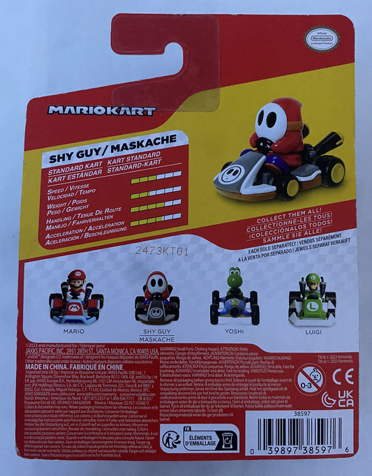 NEW Super Mario MarioKart SHY GUY MASKACHE IN KART RACER Mini Action Figure Toy