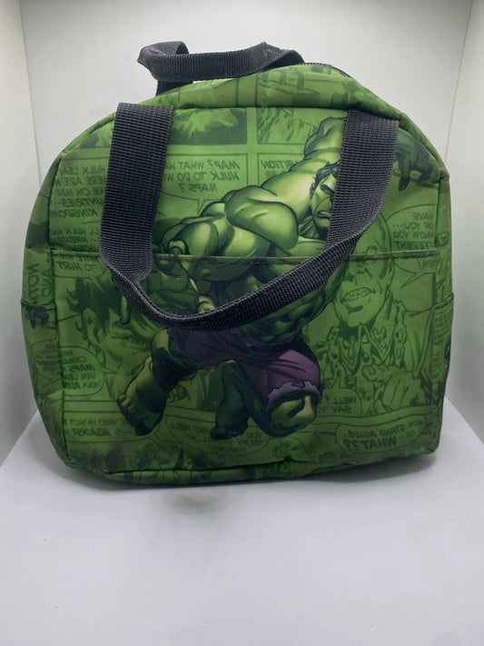 Green Insulated Lunch Bag Comics Marvel Hulk