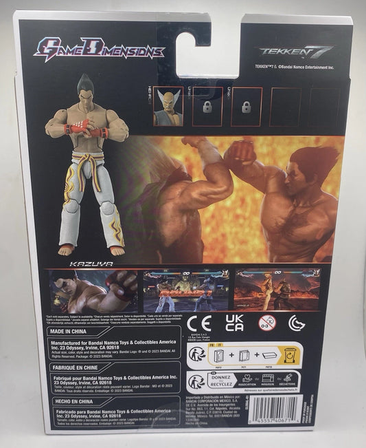 Bandai Tekken 7 Kazuya Game Dimensions Action Figure Collectible Toy New Sealed