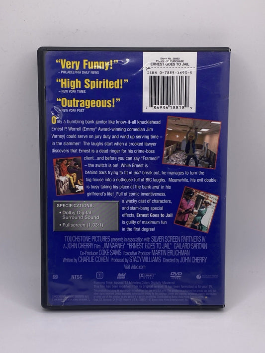 Ernest Goes to Jail (DVD, 2002)