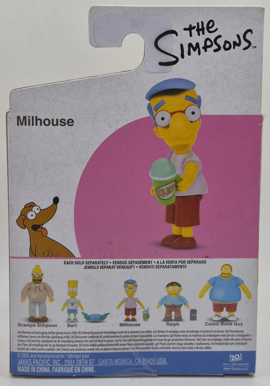 Jakks Pacific The Simpsons Milhouse 2.5" Inch Mini Action Figure Wave 3 New 2025