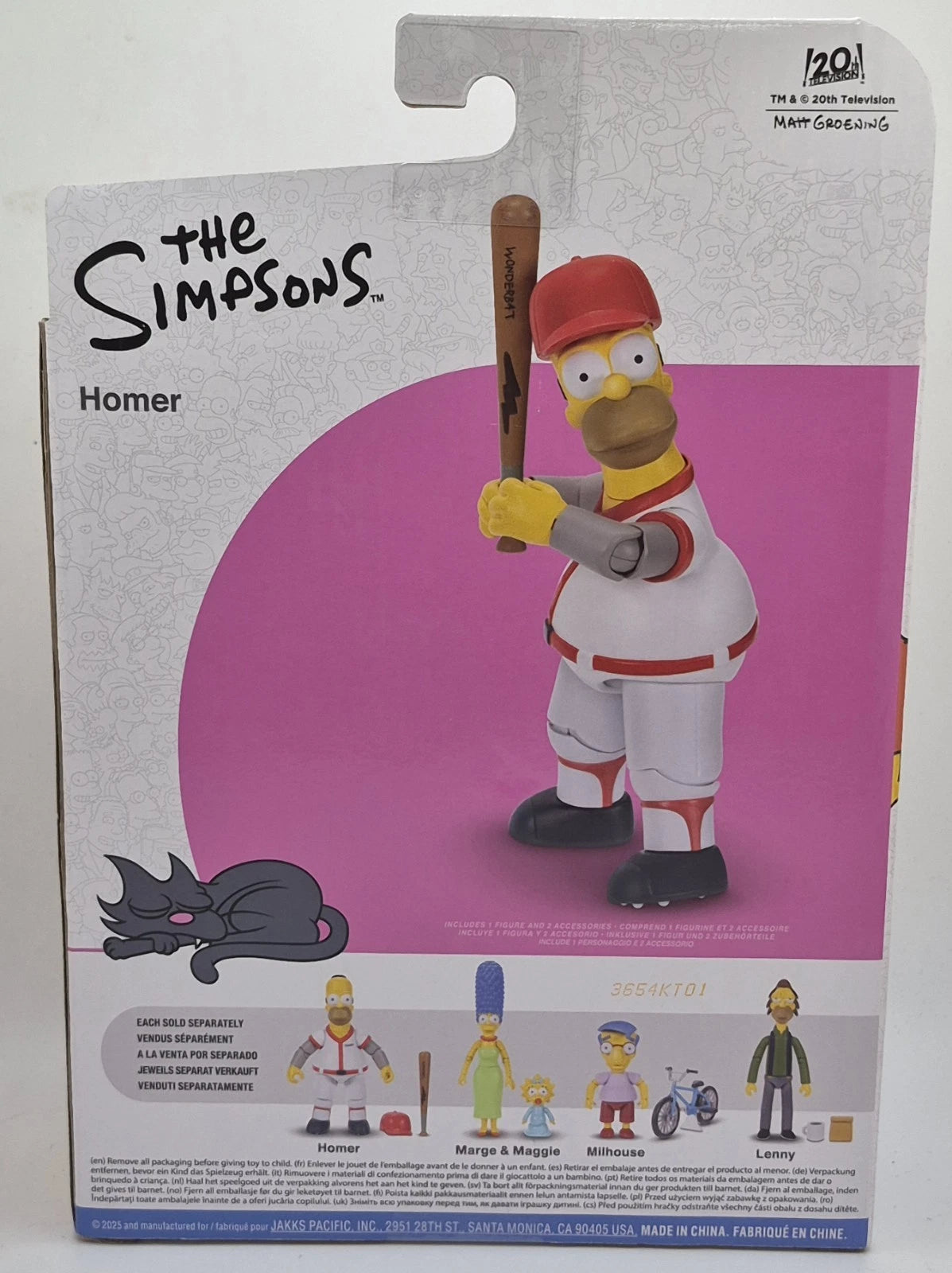Figure Jakks Pacific The Simpson BÉISBOL HOMER 5" NEW 2025 OLA 3
