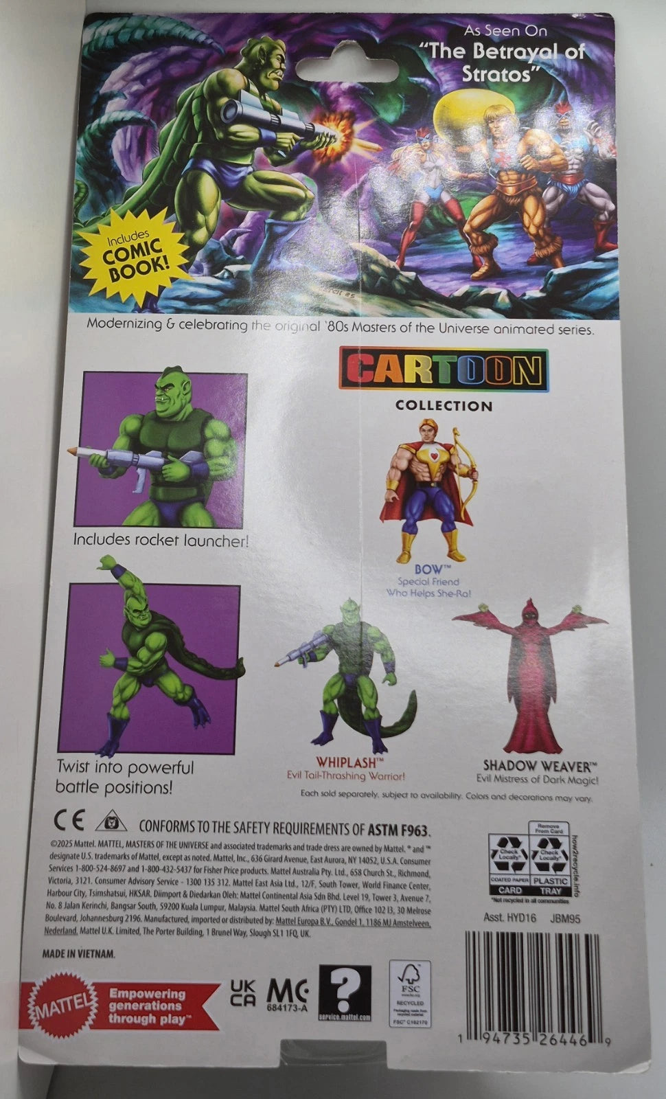 Mattel Masters of the Universe Whiplash Origins Cartoon Collection 5.5" Figure