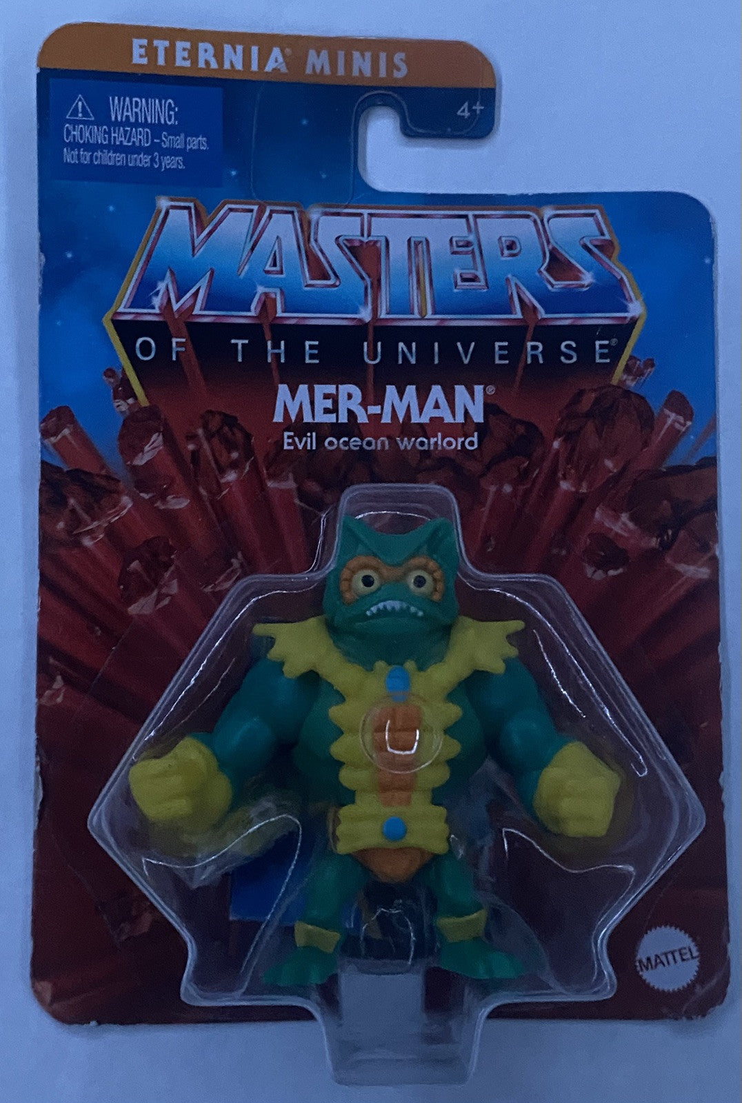 MASTERS OF THE UNIVERSE ETERNIA MINIS "MER-MAN" MATTEL NEW! RARE!