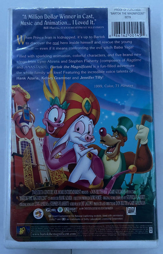 Bartok the Magnificent (VHS, 1999)