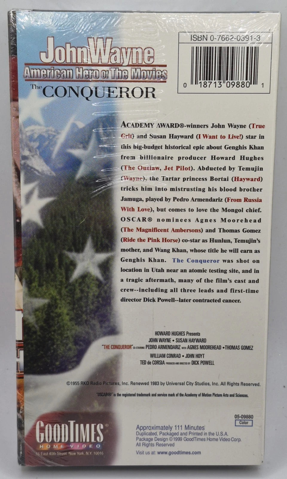 John Wayne American Hero of the Movies Collectors 5 VHS Box Set New Sealed