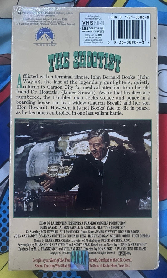 Shootist (VHS, 1976) BRAND NEW SEALED !
