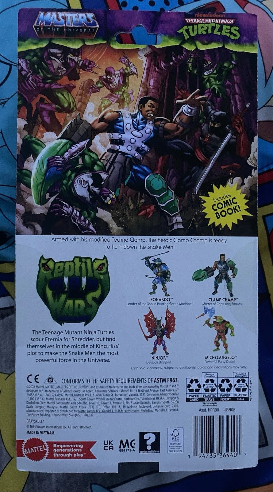 Masters of Universe Origins Turtles of Grayskull Clamp Champ Reptile Wars NEW!