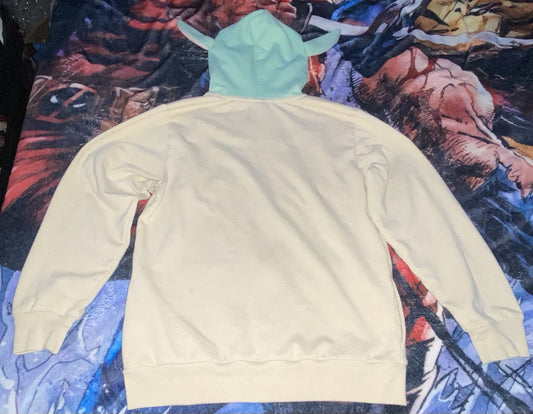 Disney Star Wars Grogu Baby Yoda Mandalorian Full-Zip Hoodie Youth Size: XL