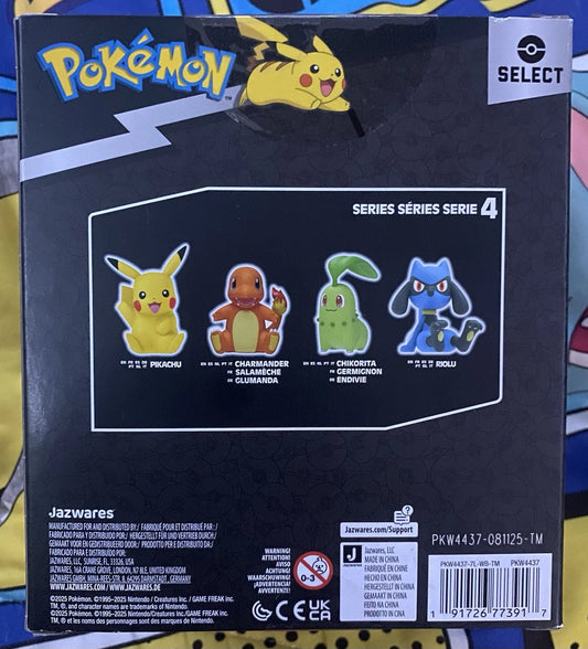 Pokémon Jazwares Riolu Series 4 Pokemon Vinyl 4" Figure 2025 - NEW