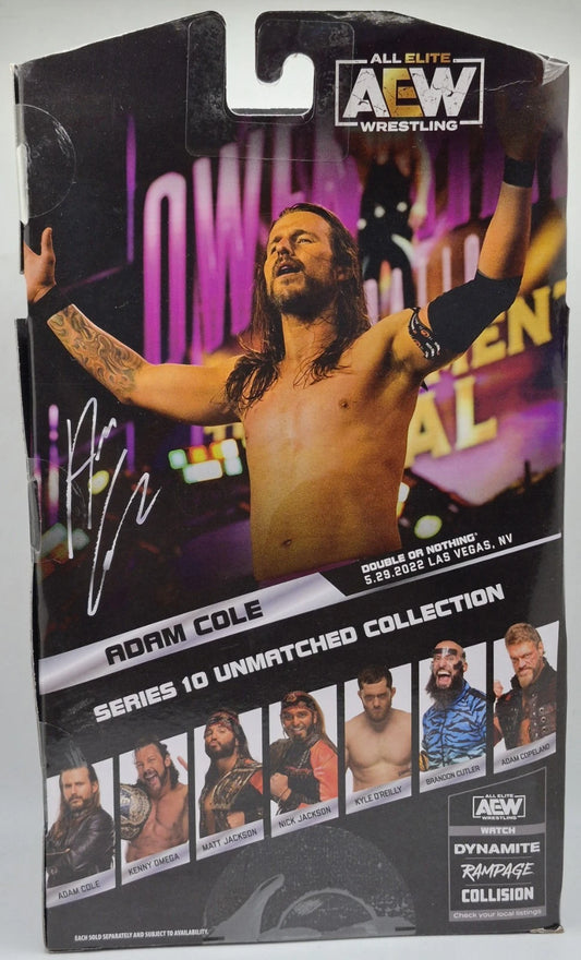 AEW Unmatched Series 10 Adam Cole #75 Action Figure Jazwares New Sealed