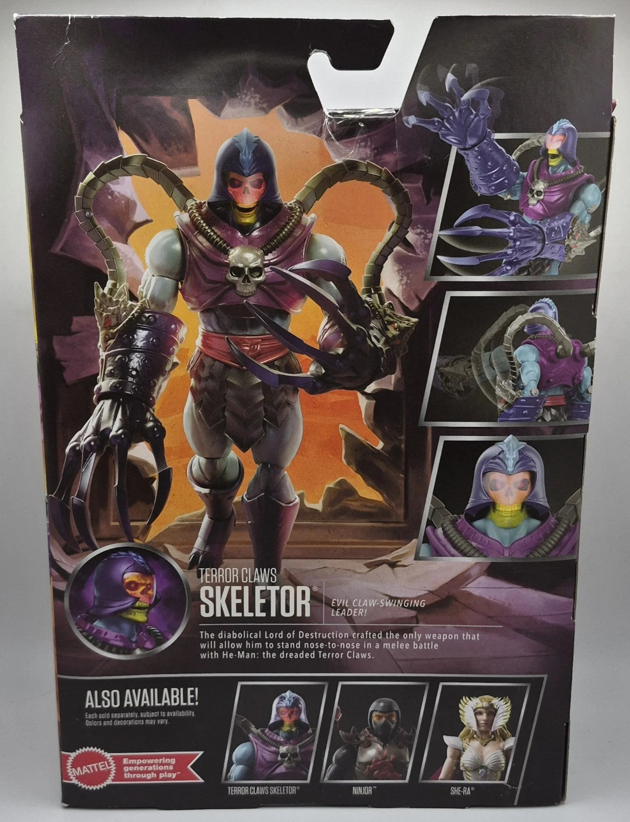 Masters of the Universe Masterverse 7” New Eternia Terror Claws Skeletor Action