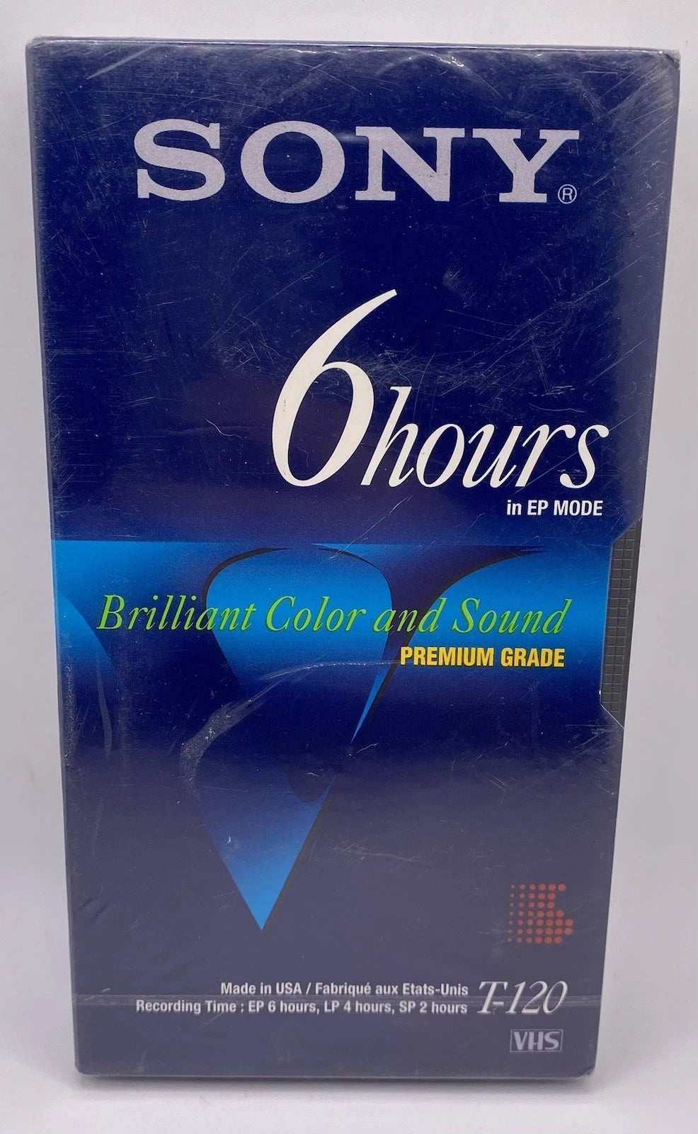 Sony T120VRH Premium Grade VHS Video Tapes NEW SEALED !