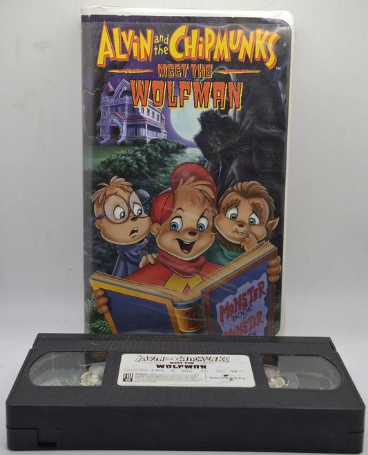 Alvin and the Chipmunks Meet the Wolfman (VHS, 2000)(TESTED WORKS)