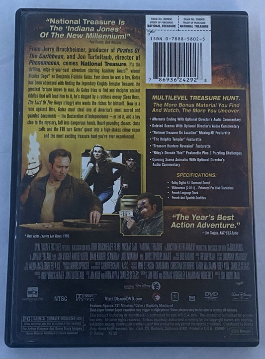 National Treasure (DVD, 2004)