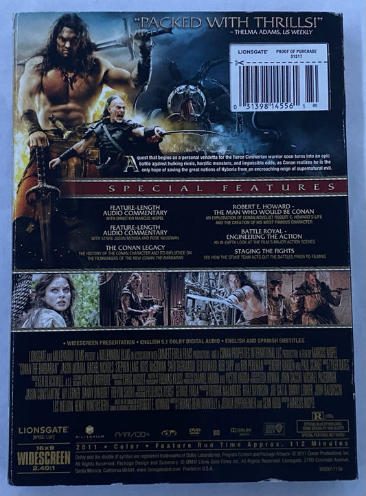 Conan the Barbarian (DVD, 2011)