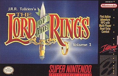 J.R.R. Tolkien's The Lord of the Rings, Vol. 1 (SNES) ONLY CART/ TESTED WORKS !