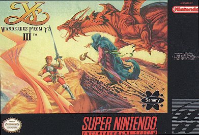 Ys III: Wanderers From Ys (SNES, 1992) ONLY CART/TESTED WORKS !