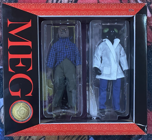 Mego - World’s Greatest Mego Monsters - Flocked Fly & Werewolf 8" Action Figure