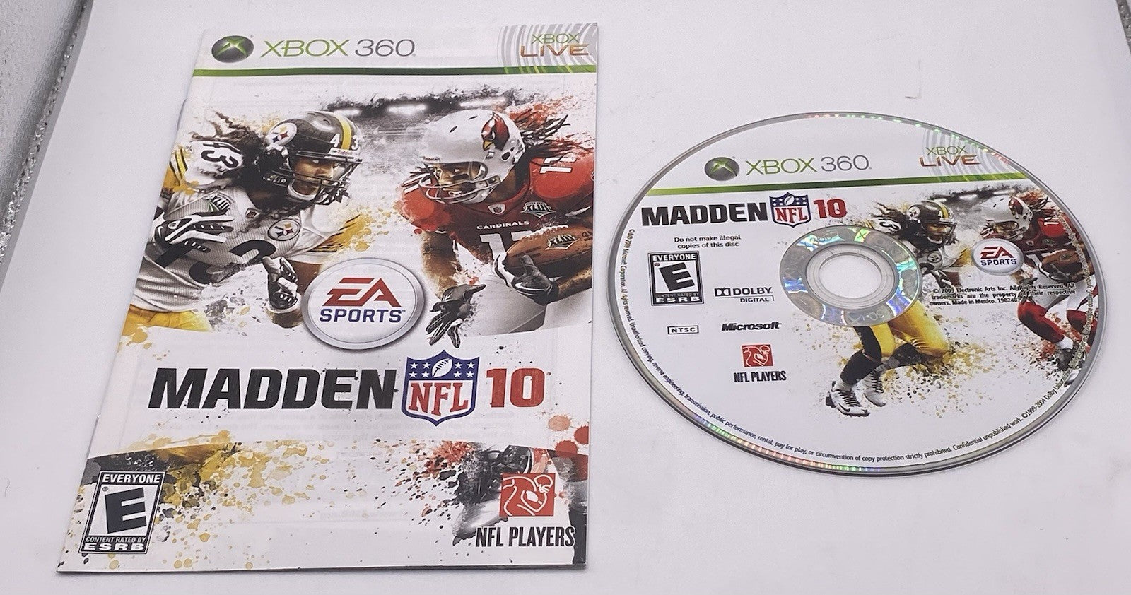 Madden NFL 10 (Microsoft Xbox 360, 2009)(tested)