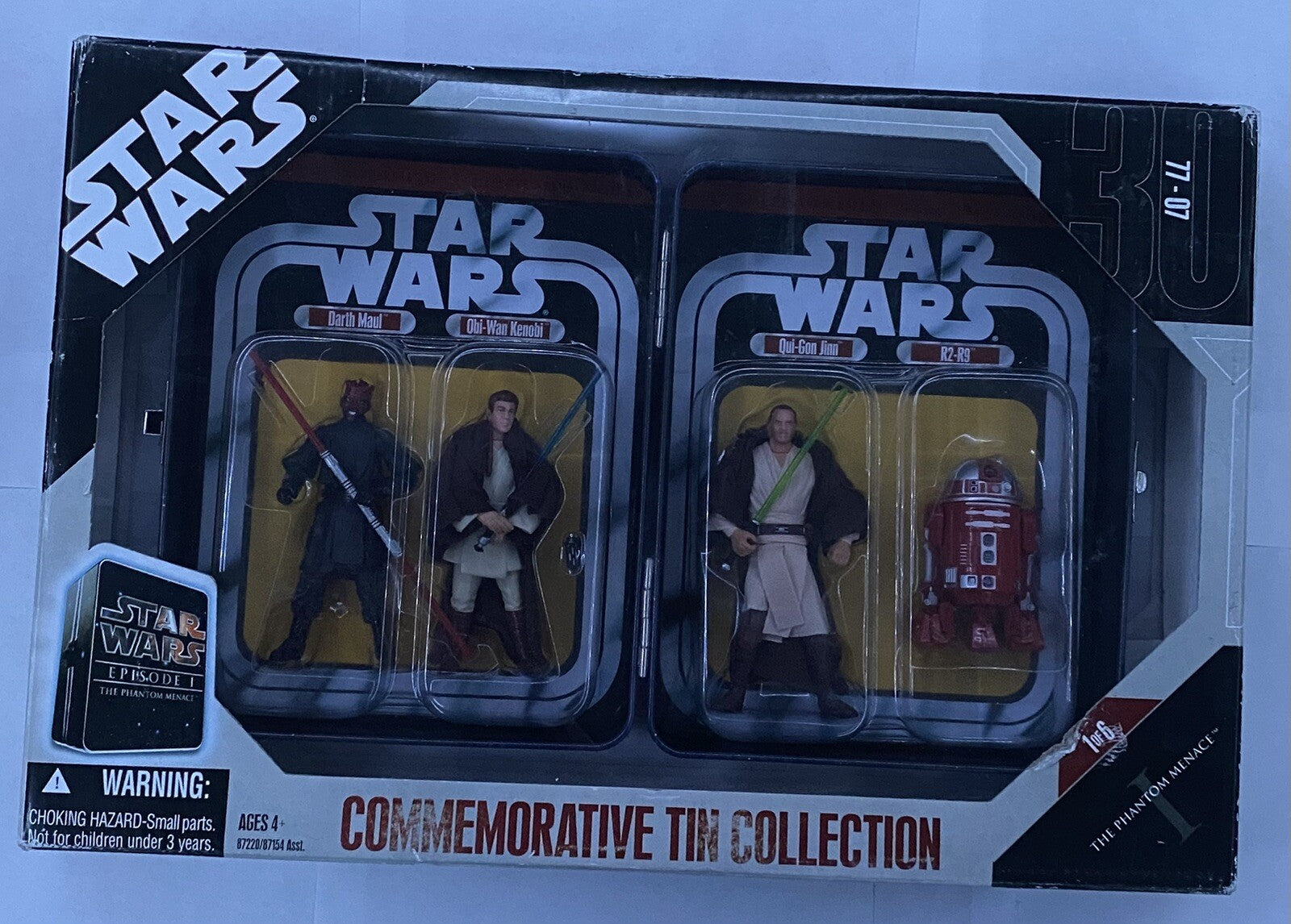 2006 Star Wars Commemorative Tin Collection action figure set R2-R9 Darth Maul