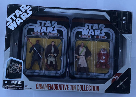 2006 Star Wars Commemorative Tin Collection action figure set R2-R9 Darth Maul