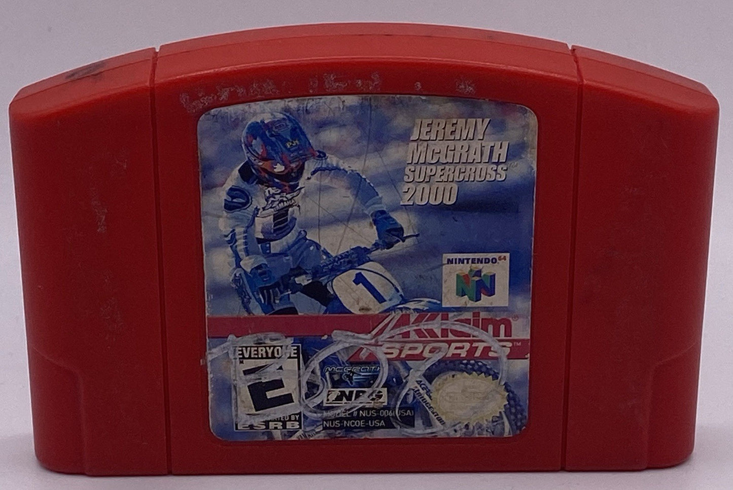 Jeremy McGrath-Supercross 2000 - Nintendo 64 (N64) ONLY CART/ TESTED !