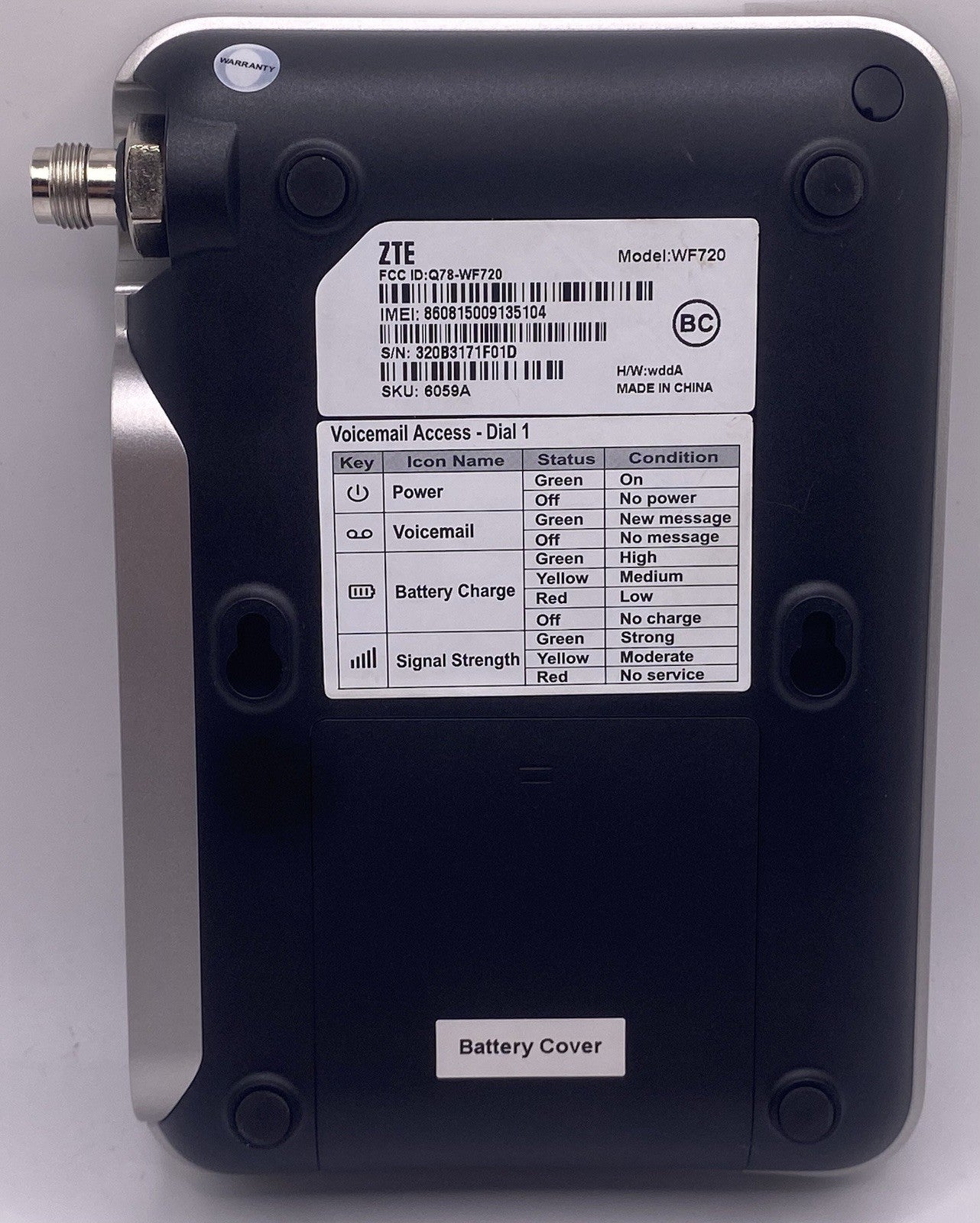 AT&T Zte Wf720 Just Missing Power Cord And Antenna It’s (UNTESTED !)