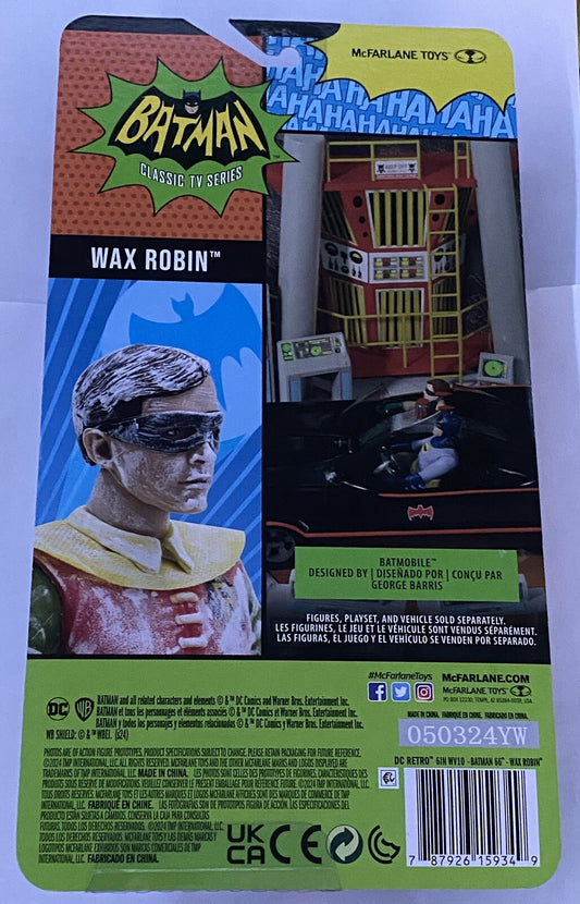 McFarlane - DC Retro: Batman '66 - 6" Wax Robin Action Figure [New Toy] Action