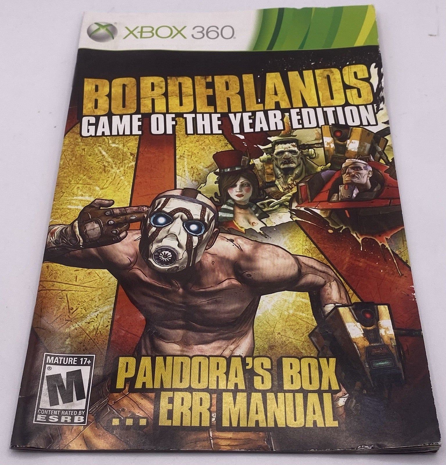 Borderlands -- Game of the Year Edition (Microsoft Xbox 360, 2010)