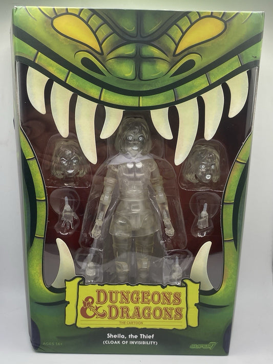 Super 7 Dungeons and Dragons D&D SDCC Ultimates Sheila, the Thief Invisibility