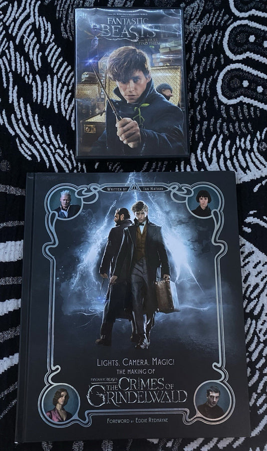 BUNDLE PACK Fantastic Beasts and Where to Find Them (DVD) & HARDCOVER BOOK!