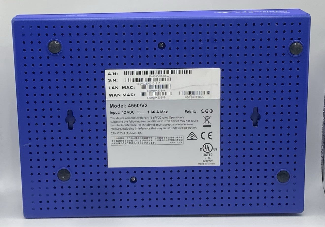 Edgewater Networks 4550/V2 4550 Series (UNTESTED)  Just Missing Power Cord