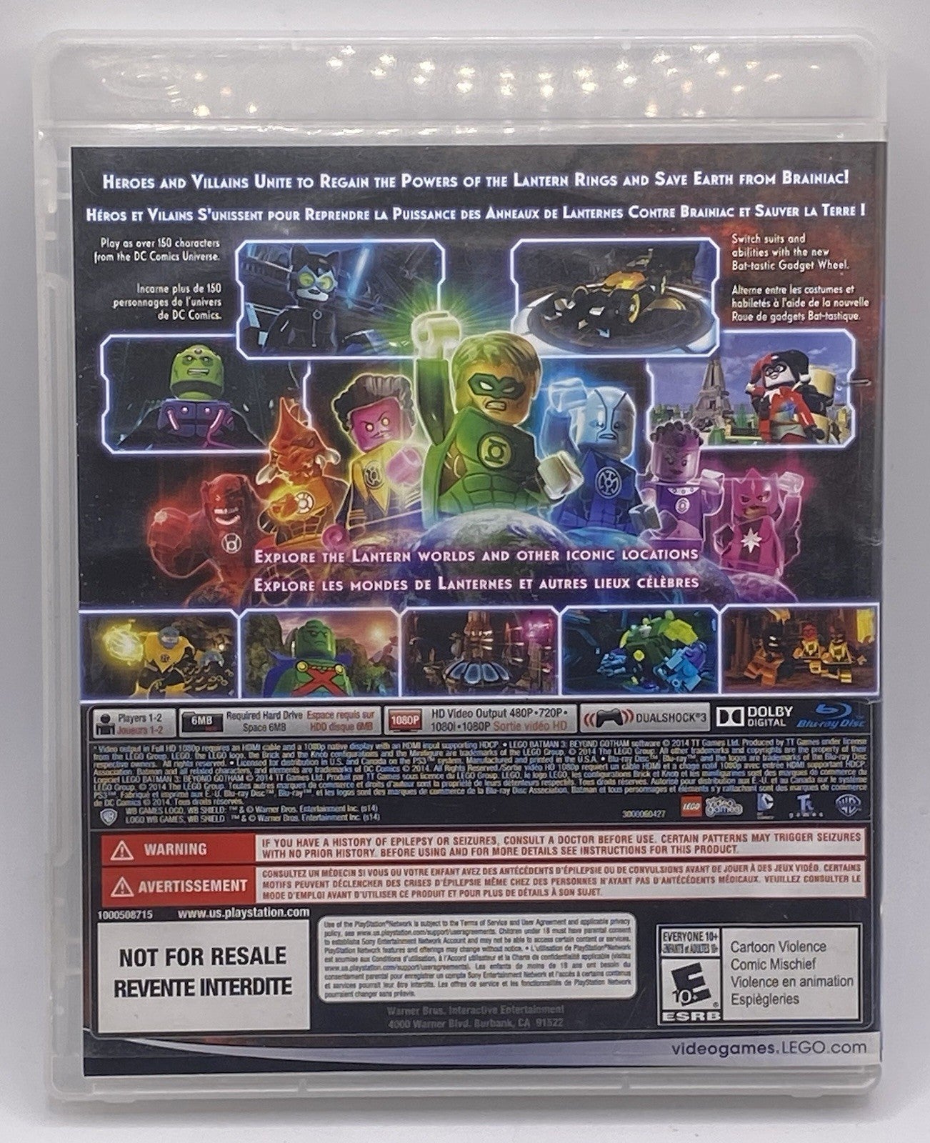 LEGO Batman 3: Beyond Gotham (Sony PlayStation 3, 2014) Just Missing Game Manual
