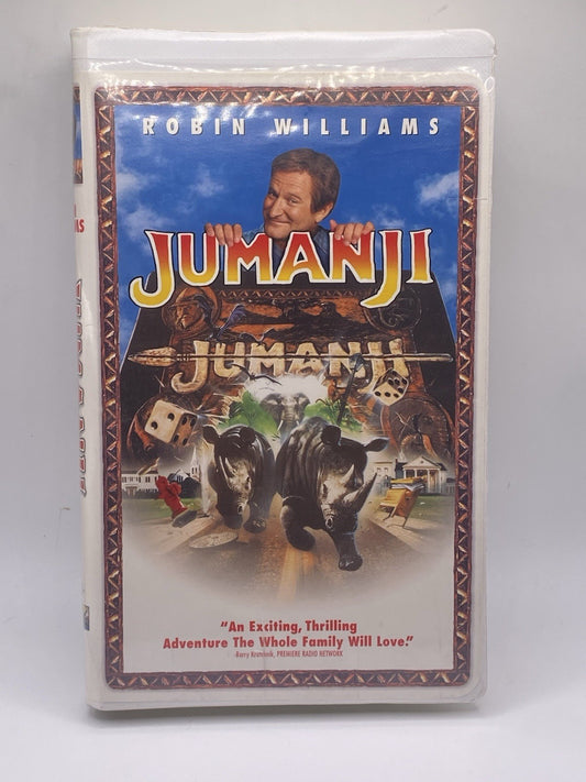 Jumanji (VHS, 1996, With Clam Shell Case)