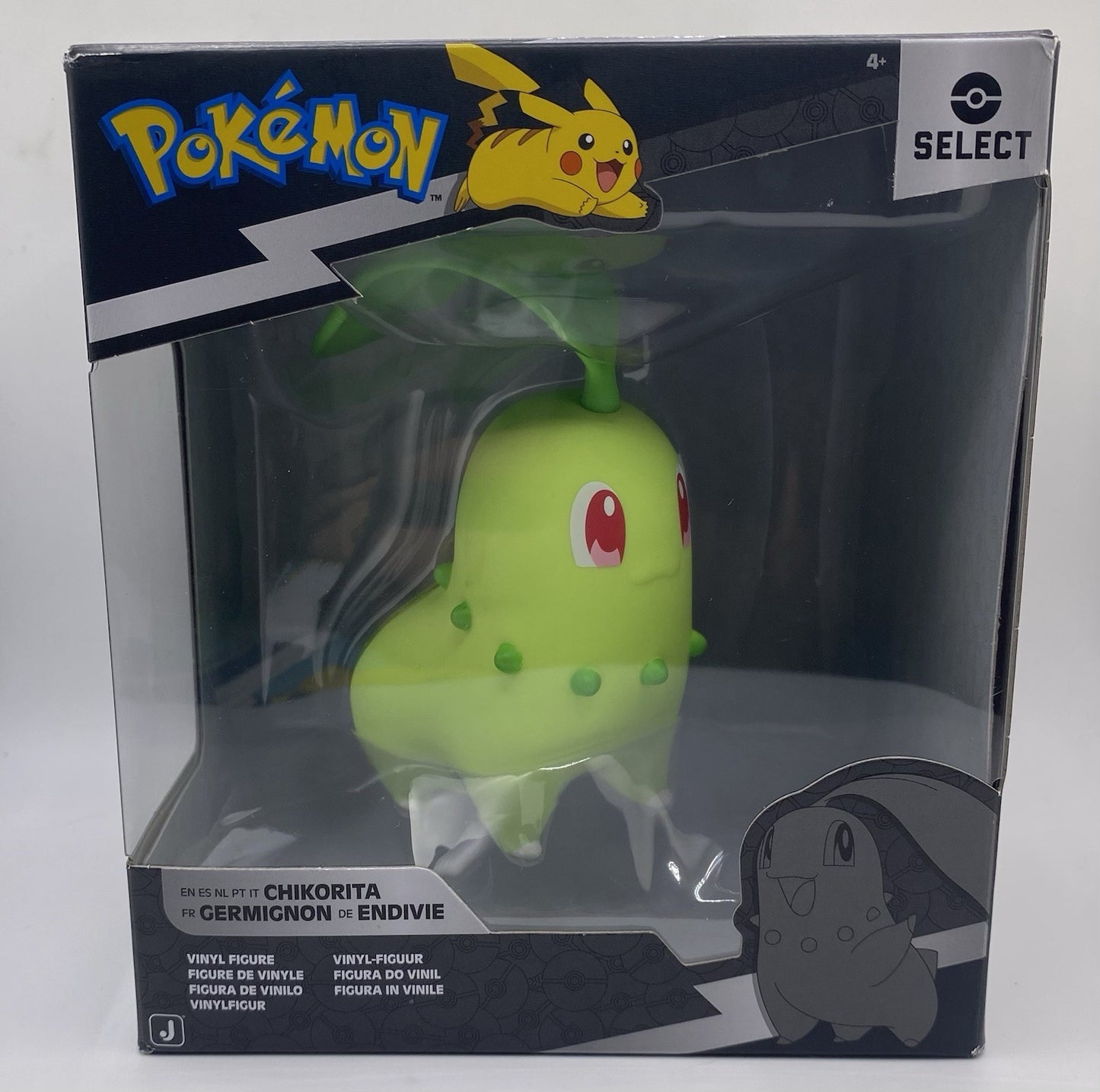 Pokémon Jazwares Chikorita Series 4 Pokemon Vinyl 4" Figure 2025 - NEW
