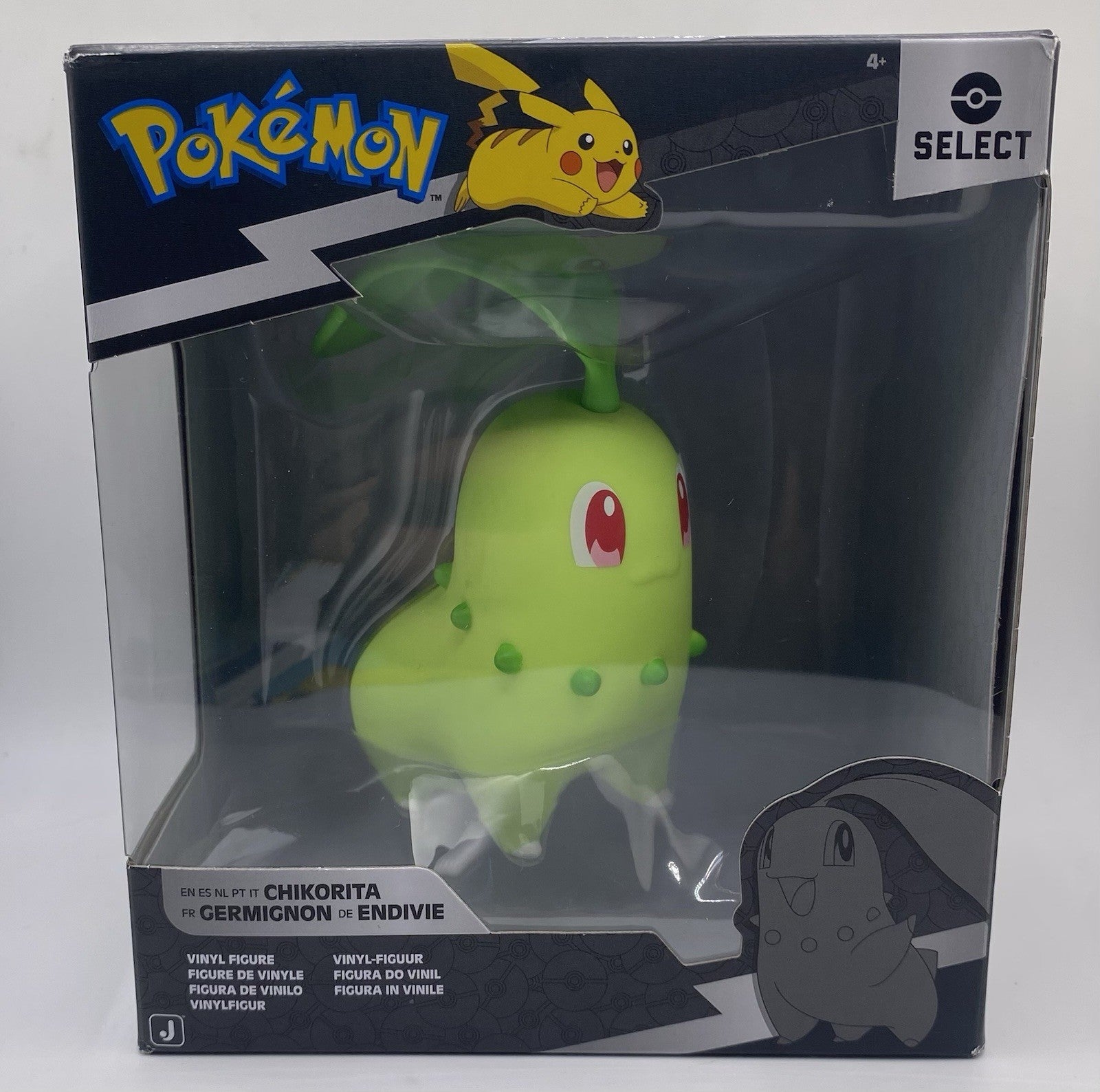 Pokémon Jazwares Chikorita Series 4 Pokemon Vinyl 4" Figure 2025 - NEW