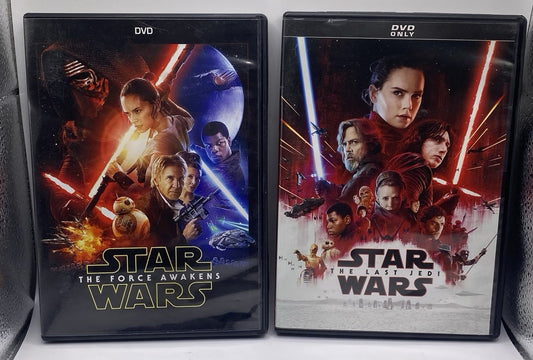 Star Wars Bundle Pack: The Force Awakens & The Last Jedi DVD