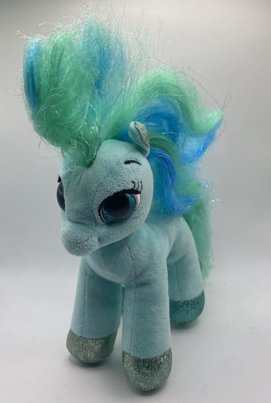 Ty Beanie Boos TOPAZ the Horse 7" Beanbag Plush Stuffed Toy w/ Glitter Eyes