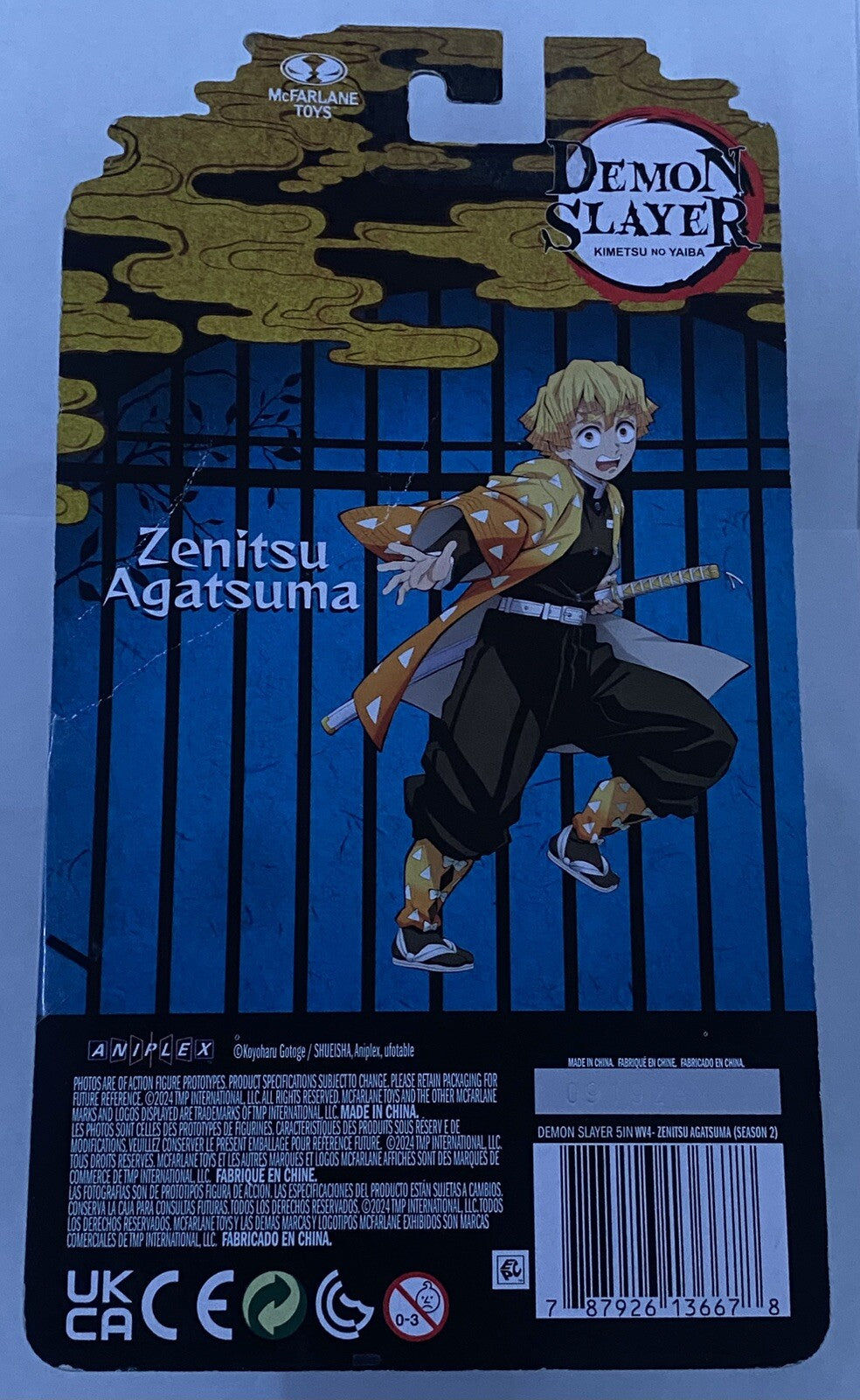 Zenitsu Agatsuma Season 2 Demon Slayer 5" Figure